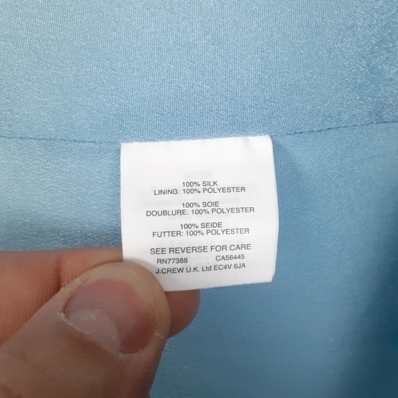 J. Crew | Silk Paisley Flutter Sleeve Dress - Picture 6 of 6